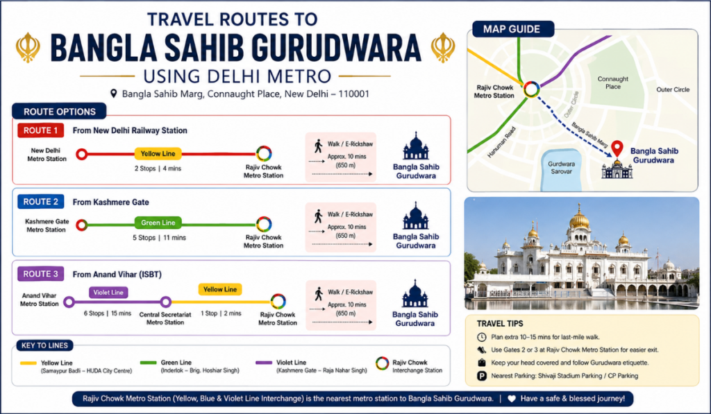 Bangla Sahib Gurudwara Nearest Metro