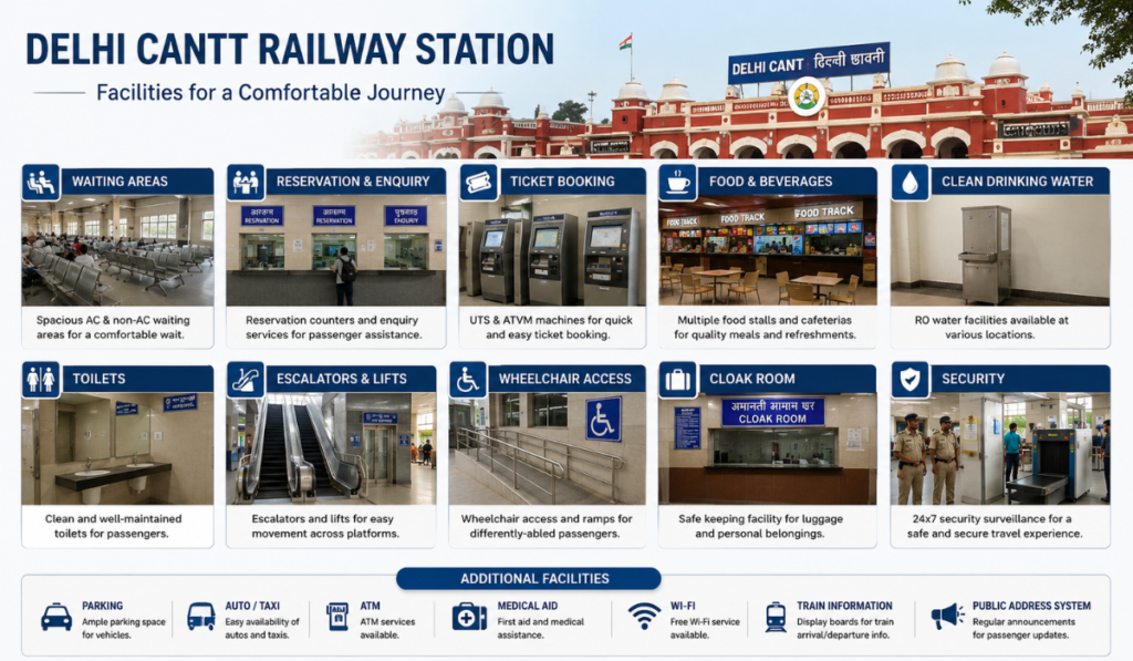Delhi Cantt Railway Station Nearest Metro