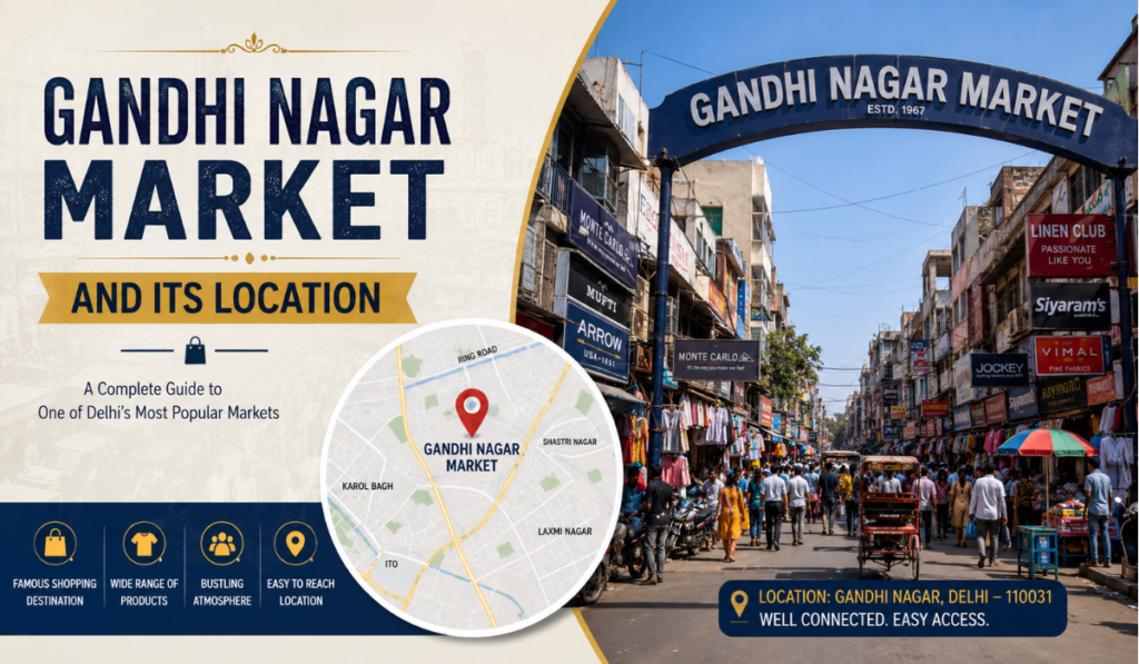 Gandhi Nagar Market Nearest Metro Station