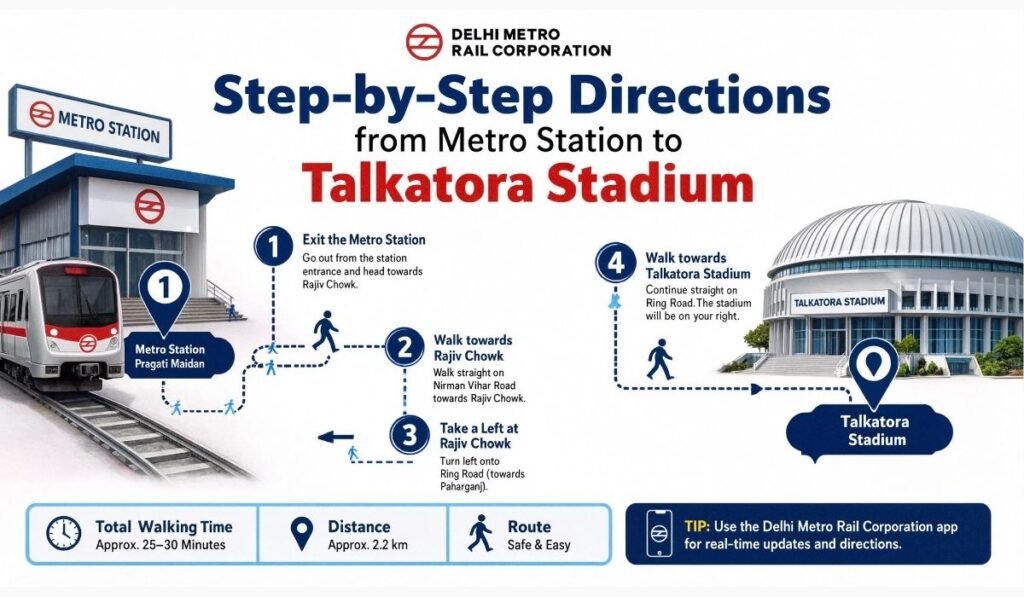 Talkatora Stadium Nearest Metro Station