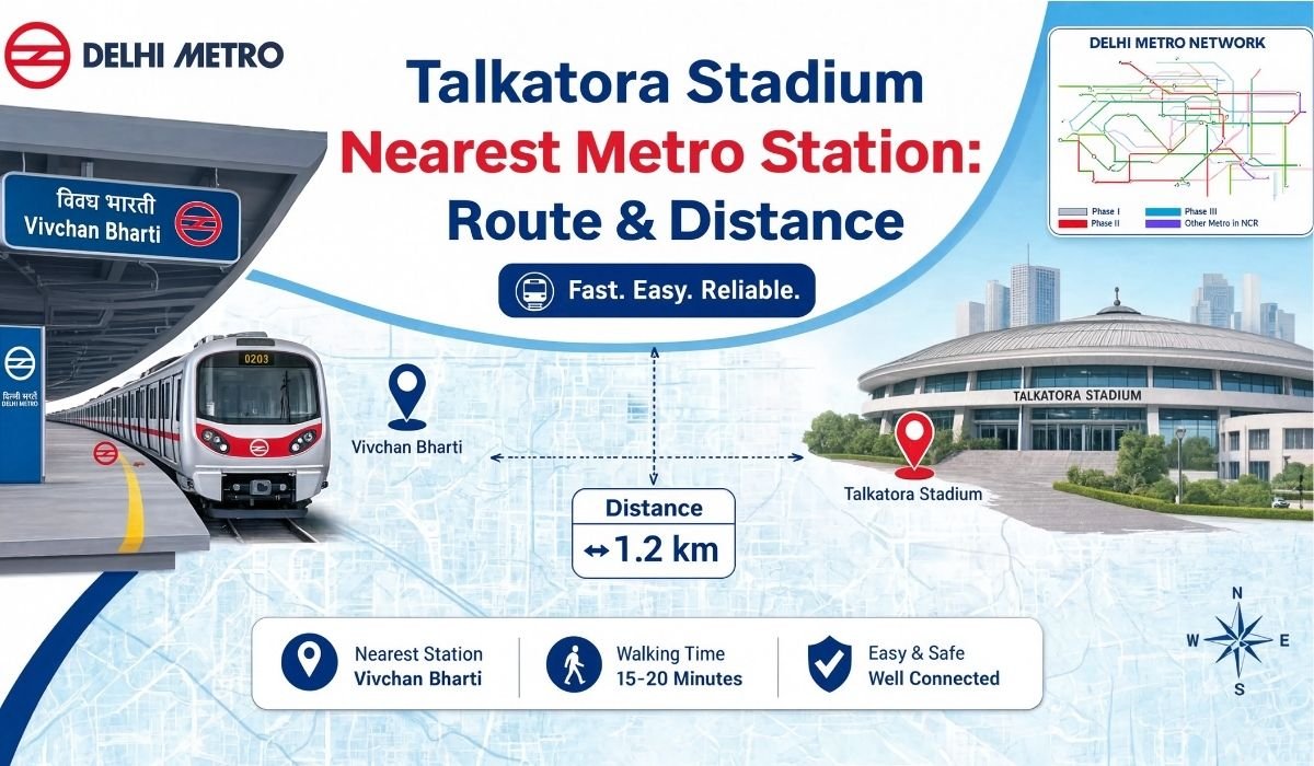 Talkatora Stadium Nearest Metro Station
