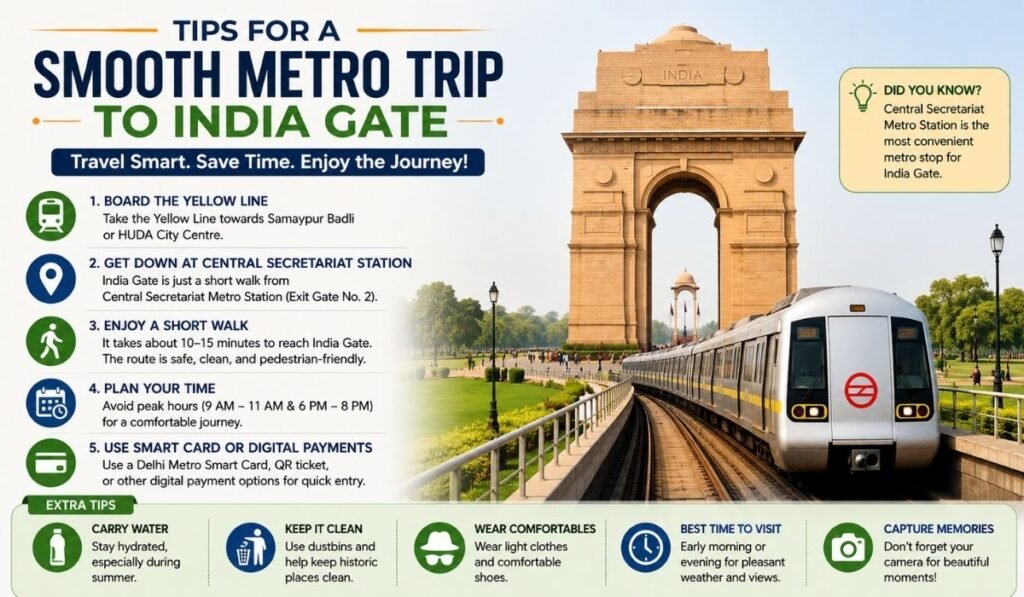 India Gate Nearest Metro Station