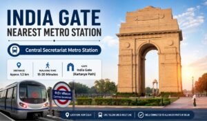 India Gate Nearest Metro Station