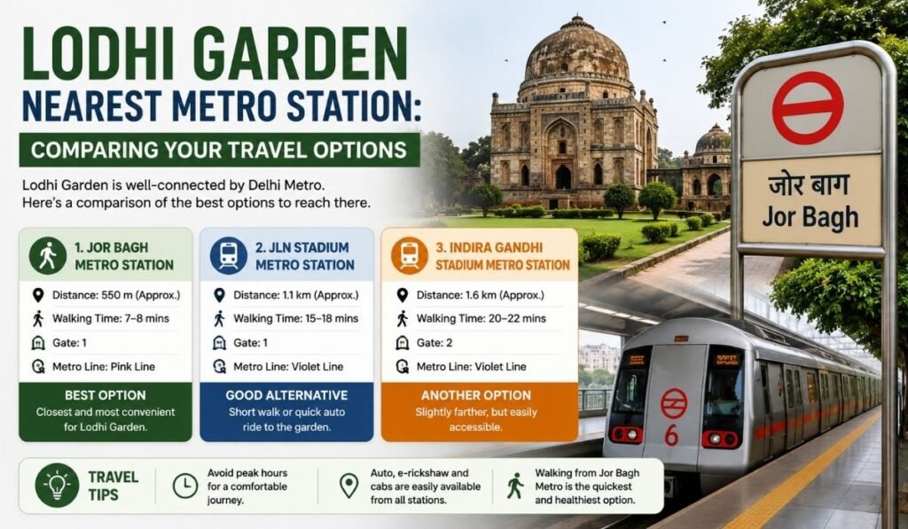 Lodhi Garden Nearest Metro Station