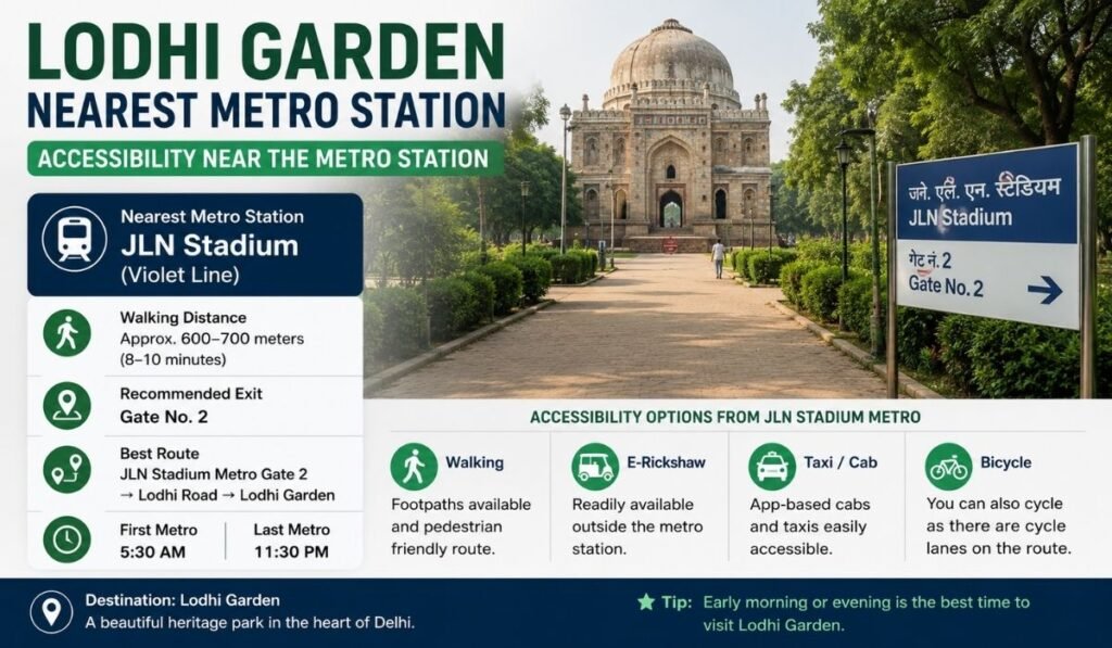 Lodhi Garden Nearest Metro Station