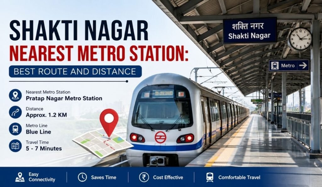 Shakti Nagar Nearest Metro Station