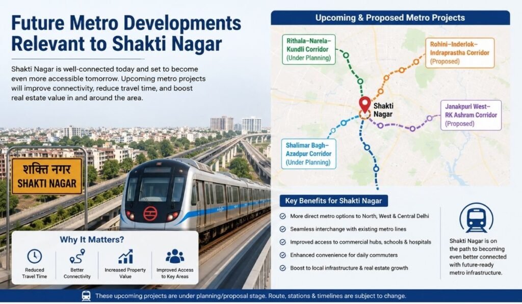 Shakti Nagar Nearest Metro Station