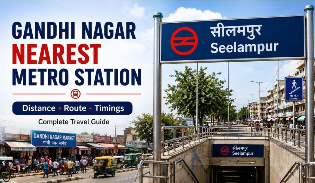 Gandhi Nagar Nearest Metro Station
