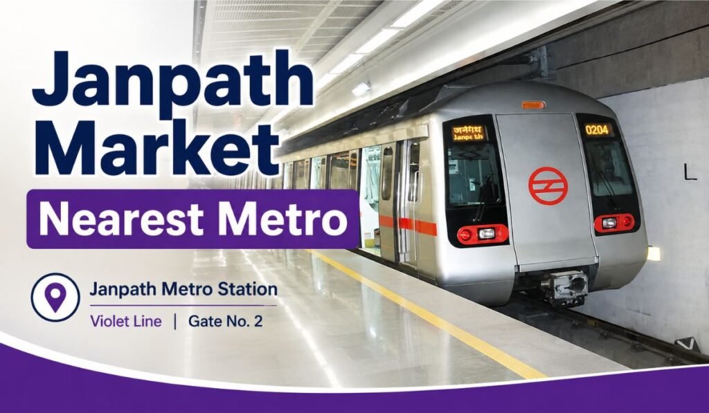 Janpath Market Nearest Metro