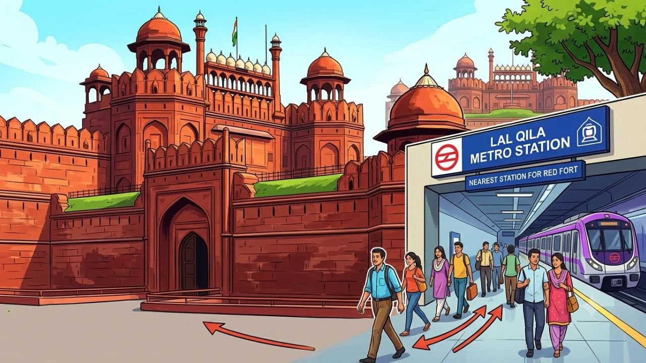 Red Fort Nearest Metro Station