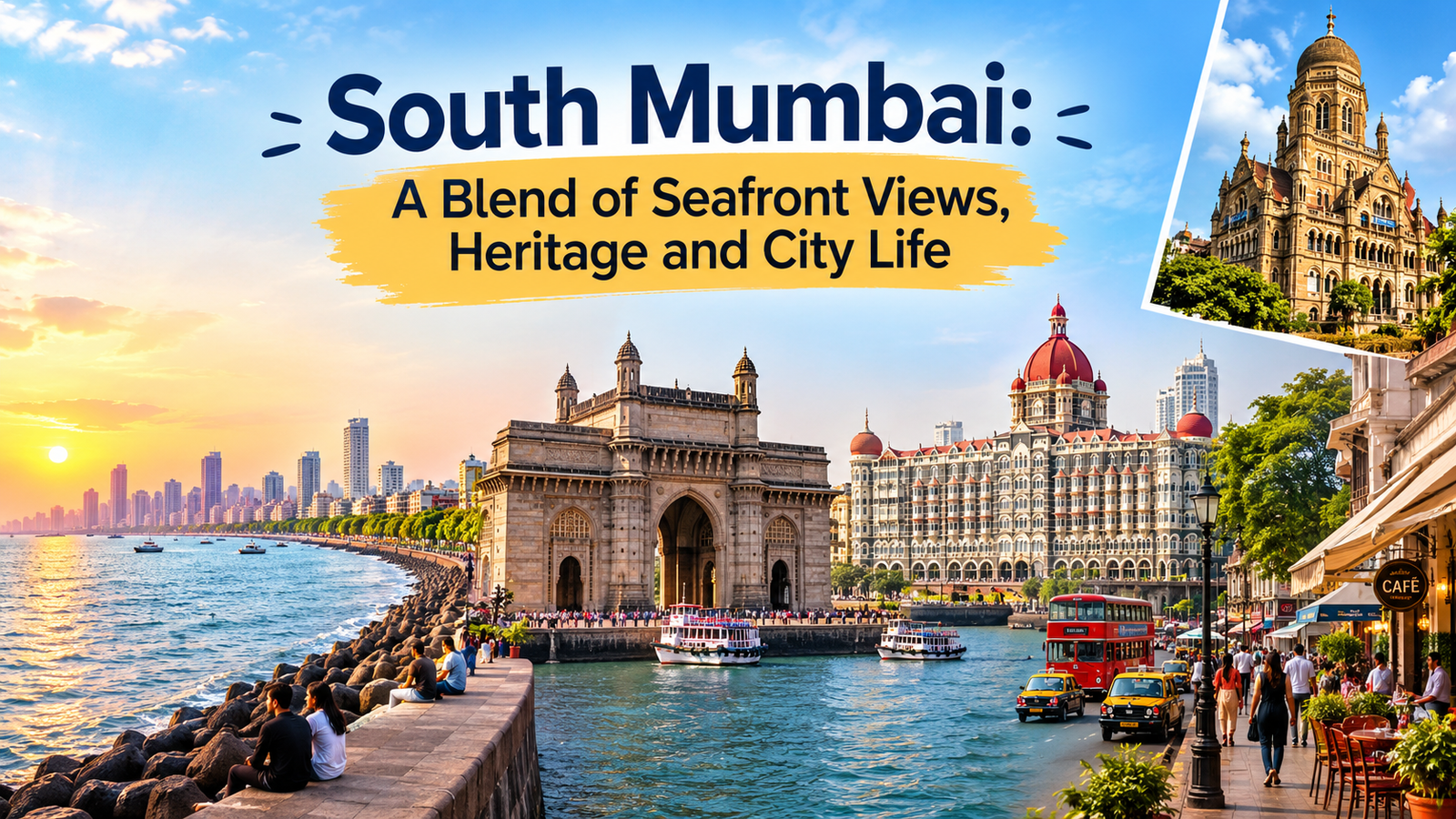 South Mumbai: A Blend of Seafront Views, Heritage and City Life
